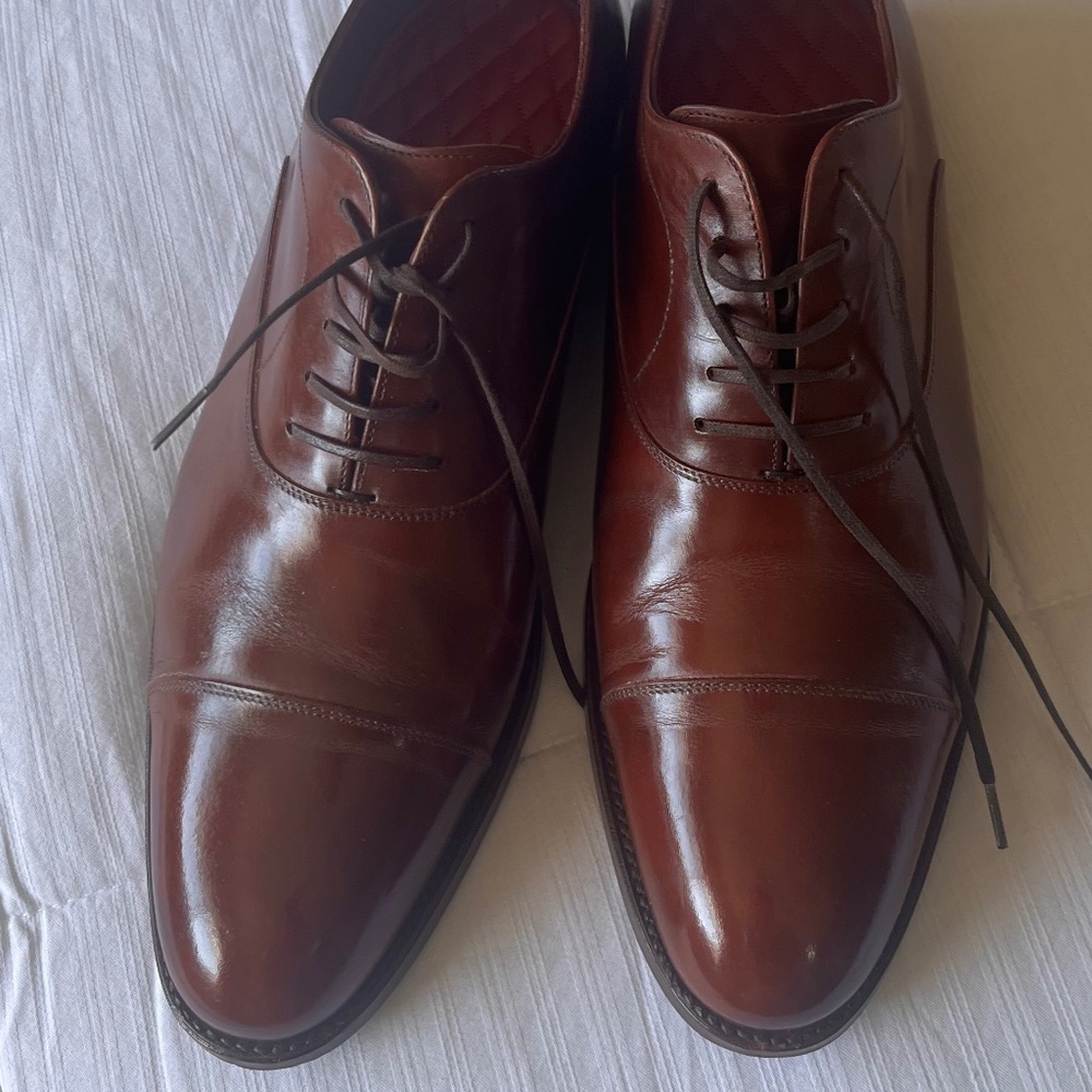Cobbler Union “Richard V” brown cap toe shoes size 8.5 UK, US 9.5